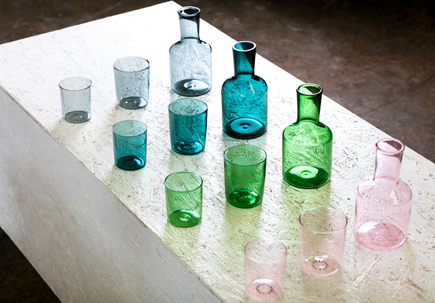 First drinkware objects, launched in 2017 | Photography: Jacqui Turk